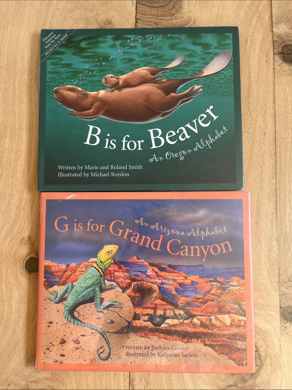 State Alphabet Books - Oregon and Arizona